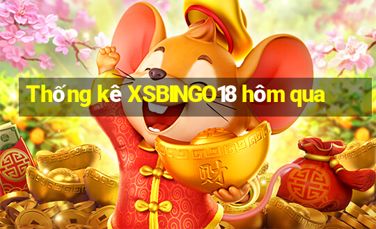 Thống kê XSBINGO18 hôm qua