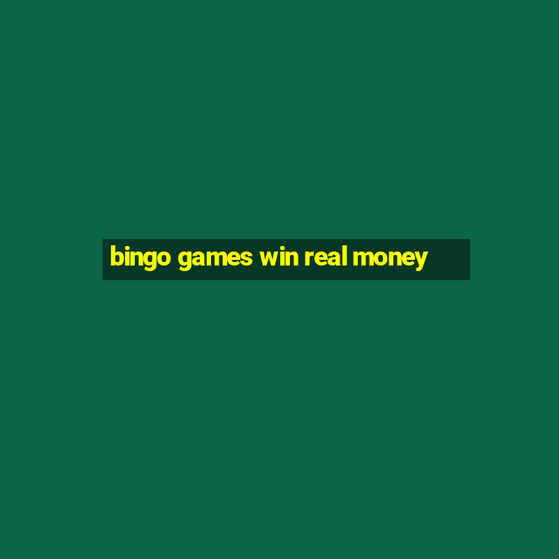 bingo games win real money