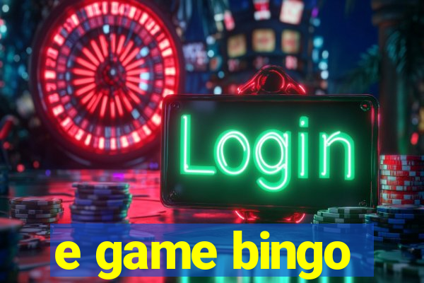 e game bingo