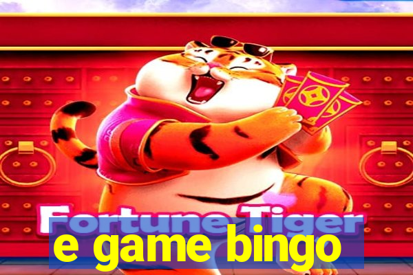 e game bingo