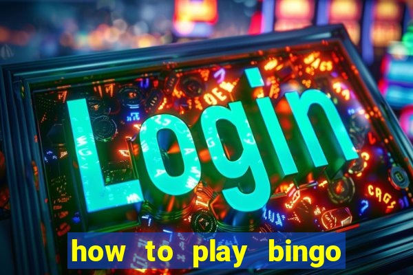 how to play bingo in casino