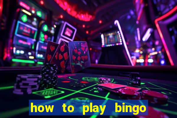 how to play bingo in casino