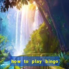 how to play bingo in casino